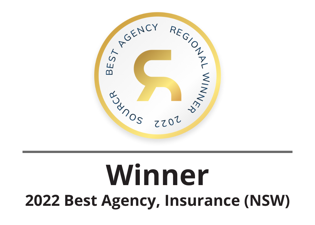 2022 BEST AGENCY, INSURANCE NSW Award Logo