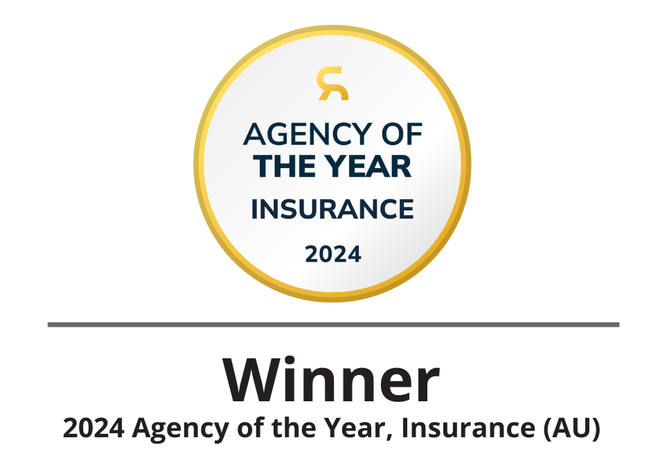 Winner 2024 Agency of the Year, Insurance (AU) Award Logo