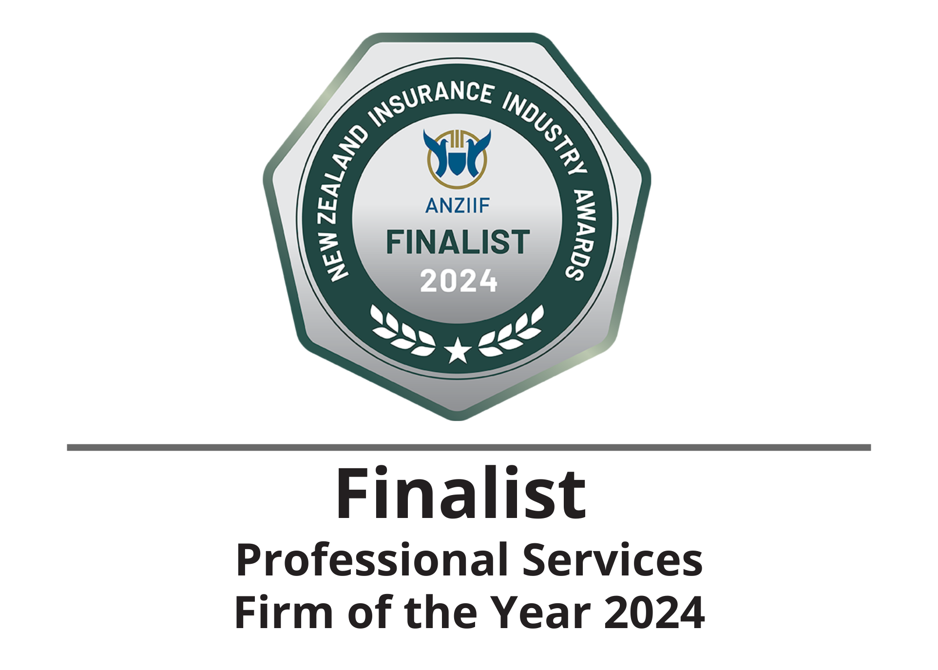 2024 ANZIIF - Professional Services Firm of the Year Award Logo